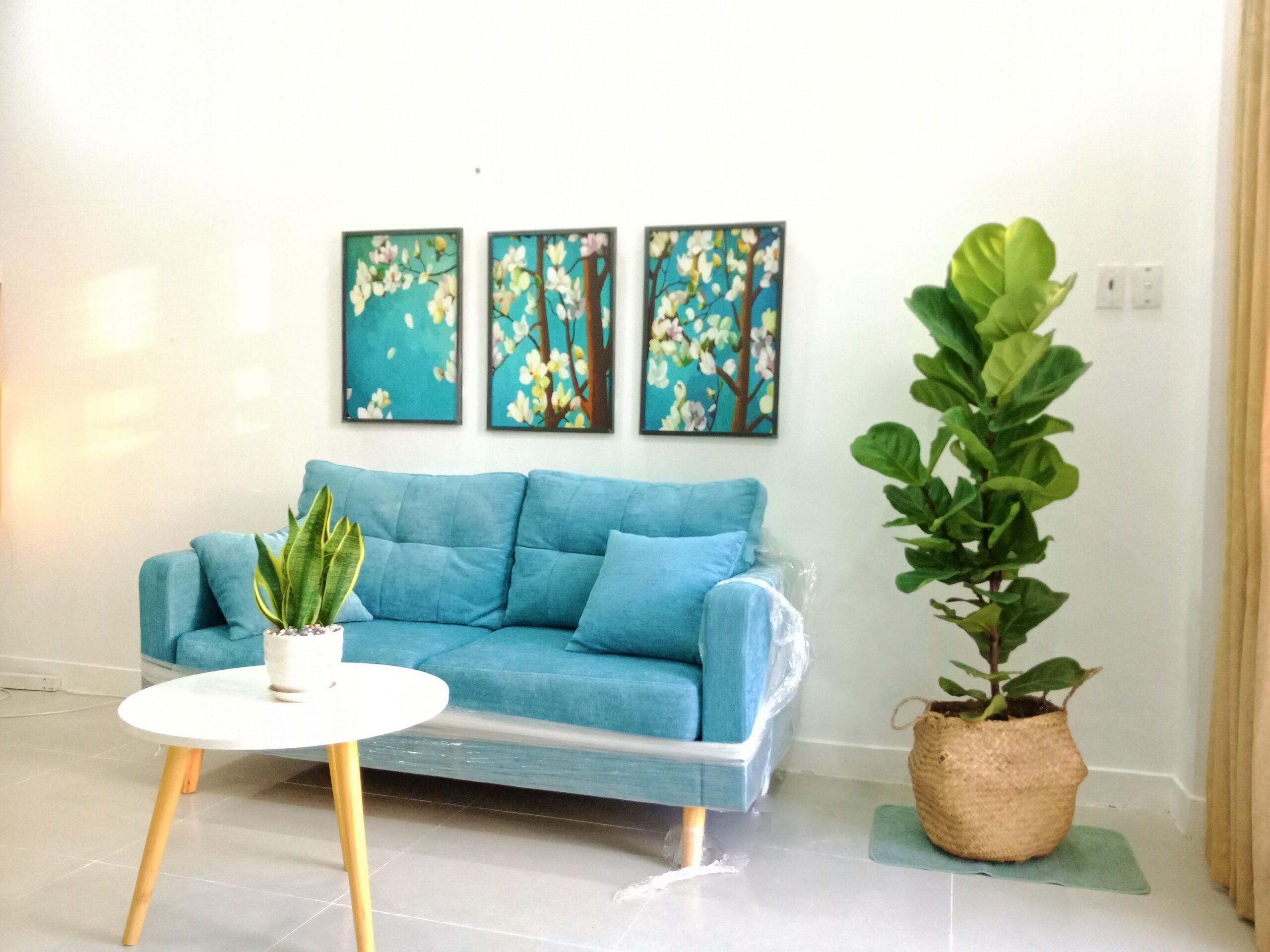 Modern luxury apartment living room at Phans Apartment